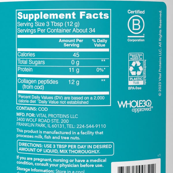 Vital Proteins Marine Collagen, 14.5 oz