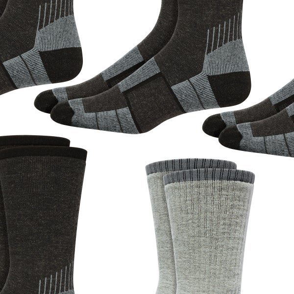 Kirkland Signature Men's Merino Wool Blend Sock, 6-pair