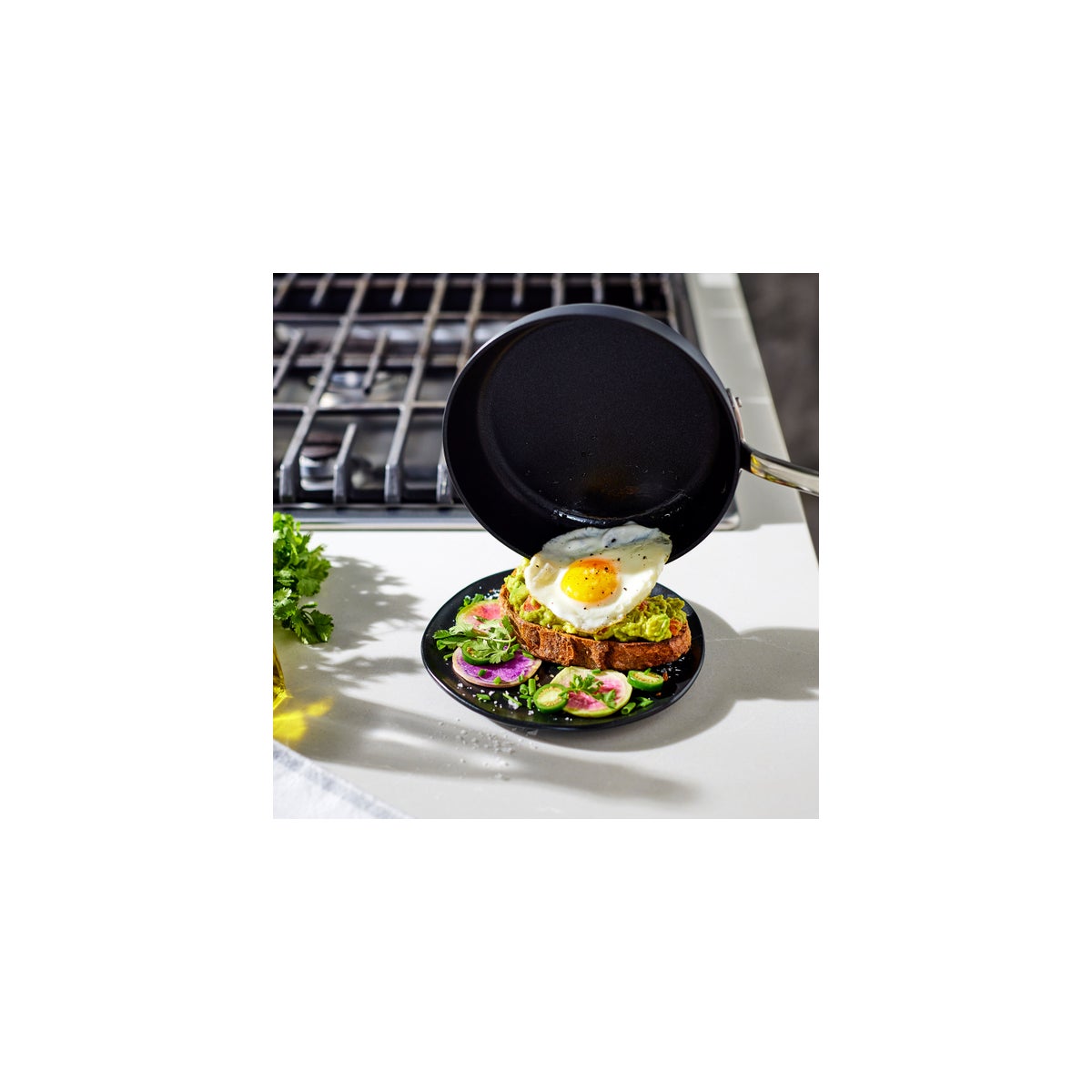 All-Clad Hard-Anodized Fry Pan 3-piece Set