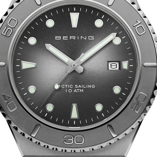 Bering Men's Arctic Sailing Ultra Thin Stainless Steel Watch