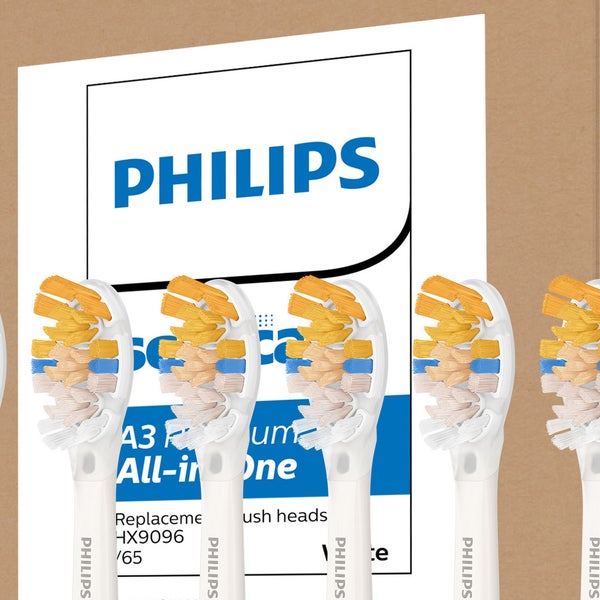 Philips Sonicare A3 All-in-One Brush Head, 6-count
