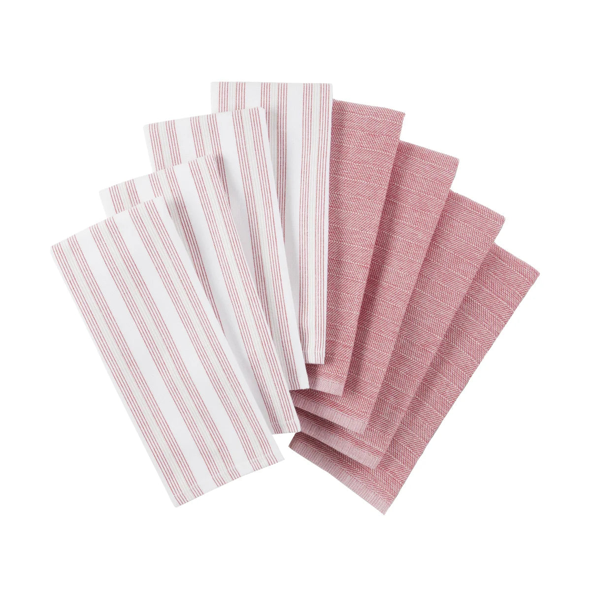 KitchenAid Chambray Stripe Kitchen Towels, 8-piece Set