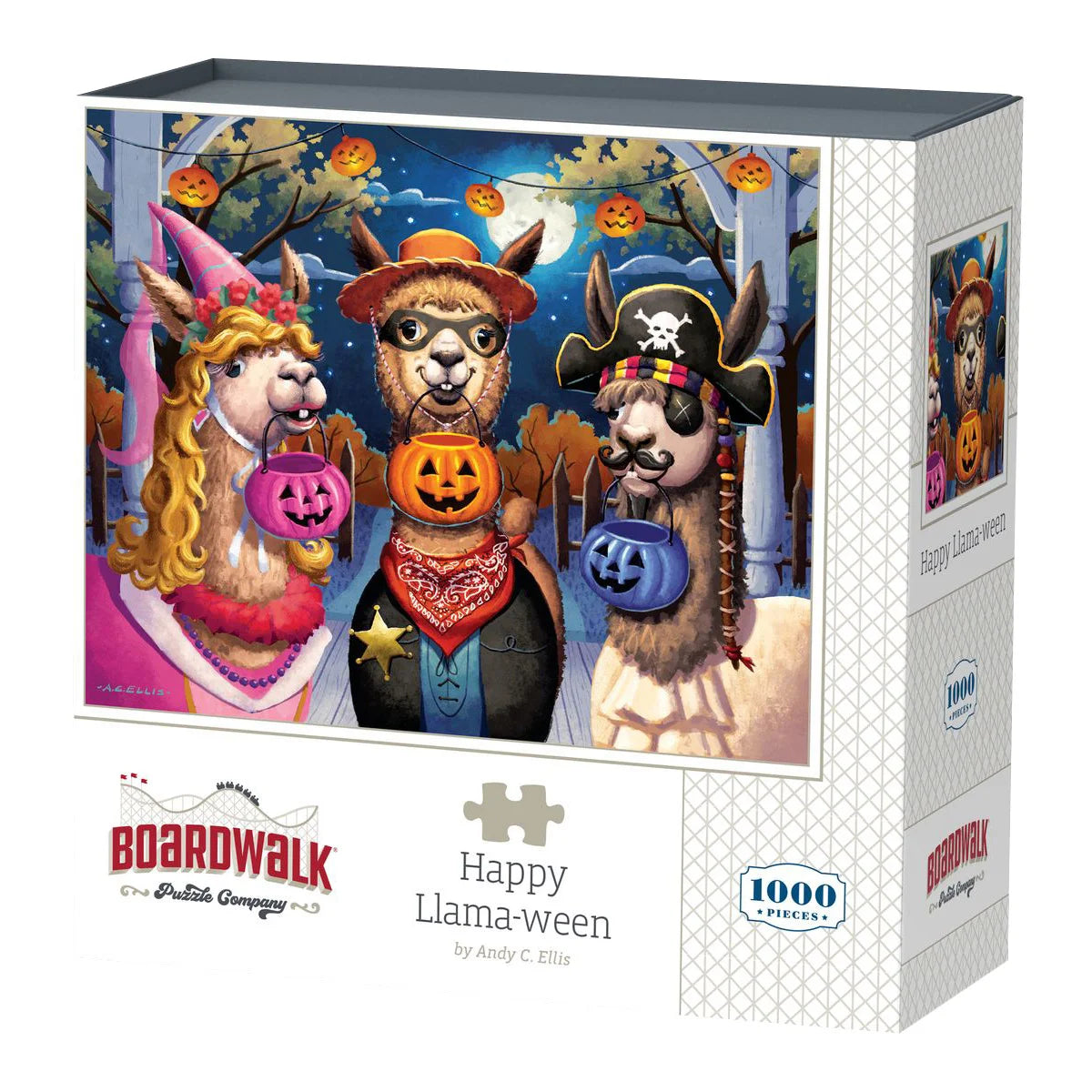 Boardwalk Jigsaw Puzzles, Assorted 500 & 1000 Piece, 3-pack, Seasonal