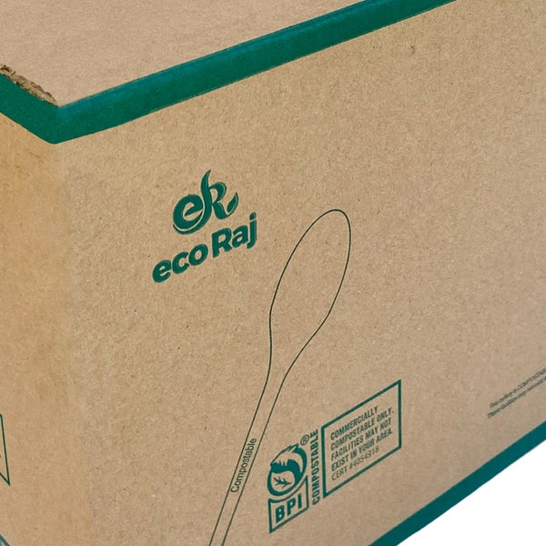 Eco Raj Compostable Spoon, 1,000-count