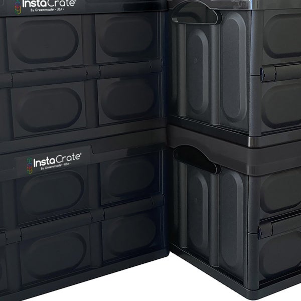 Greenmade InstaCrate Collapsible Storage Bin, 4-pack