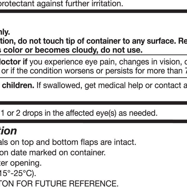 Refresh Tears Lubricant Eye Drops Multi-Pack, 65 ml.