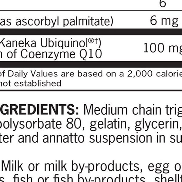 Qunol Mega CoQ10 Ubiquinol 100 mg., 120 Softgels