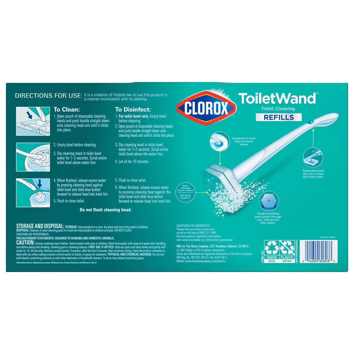 Clorox ToiletWand Disposable Toilet Cleaning System with 36 Refills