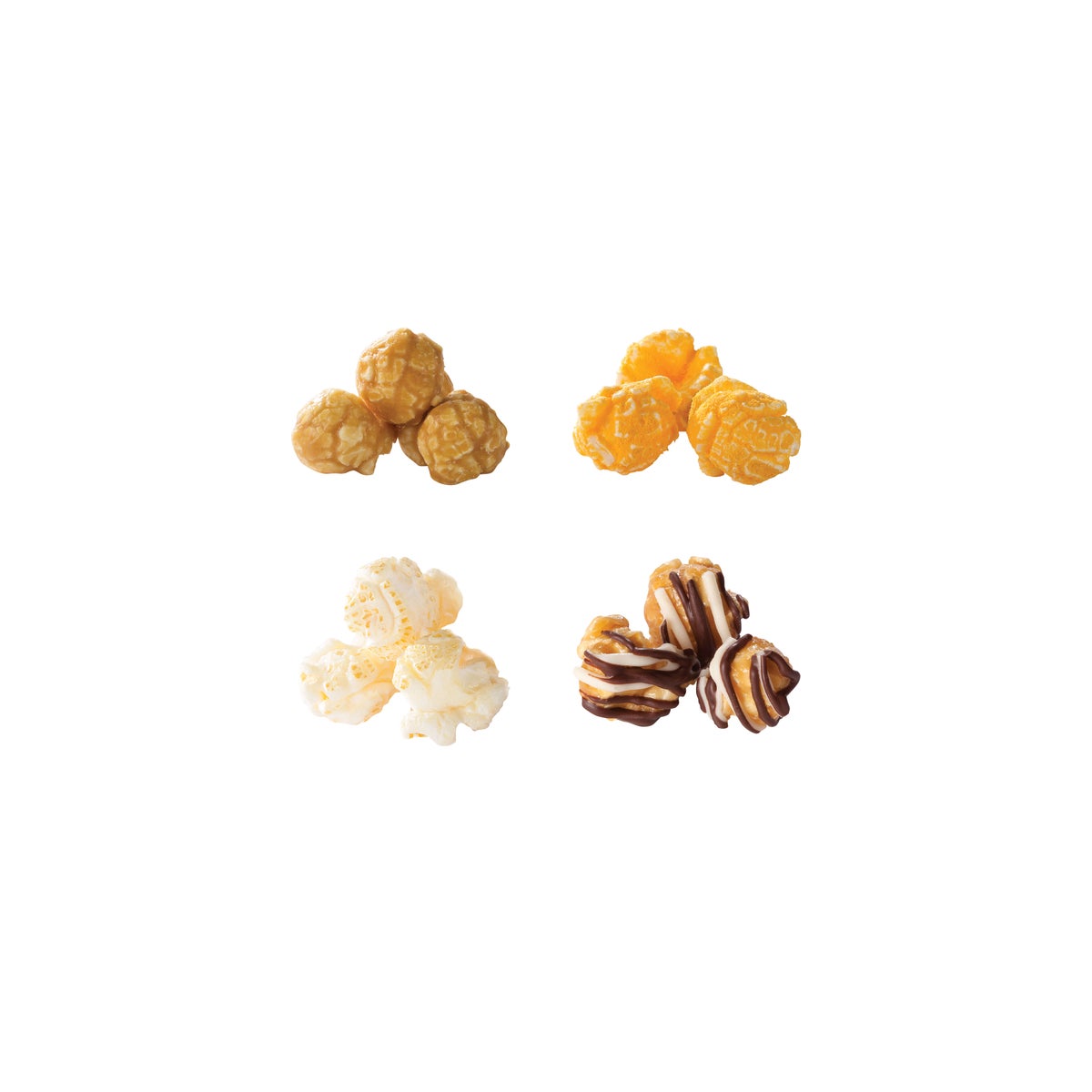 Popcornopolis Variety Metallic Holiday 48-count Mini Cones