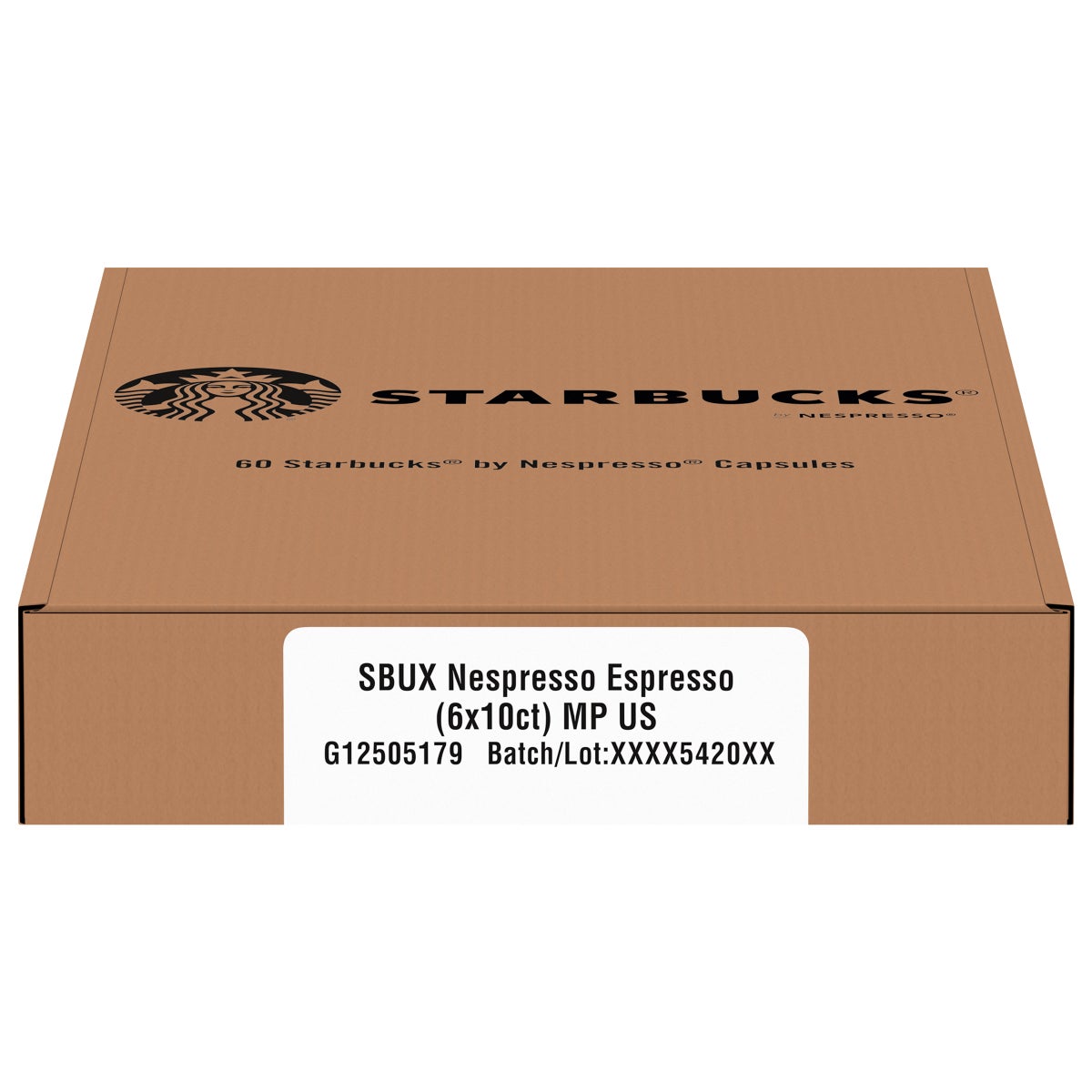 Starbucks by Nespresso Espresso Roast Capsules, 60-count