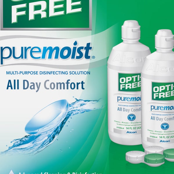 OPTI-FREE PureMoist Multi-Purpose Solution, 28 Ounces