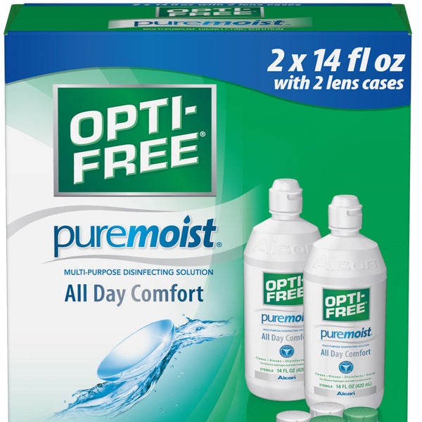 OPTI-FREE PureMoist Multi-Purpose Solution, 28 Ounces