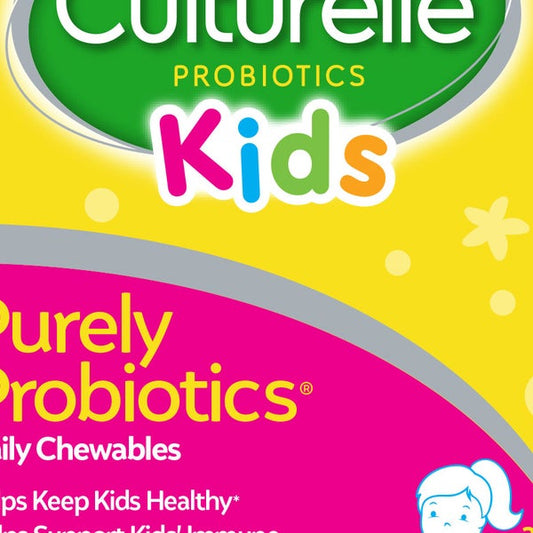 Culturelle Probiotic Kids Purely Probiotics, 60 Chewable Tablets