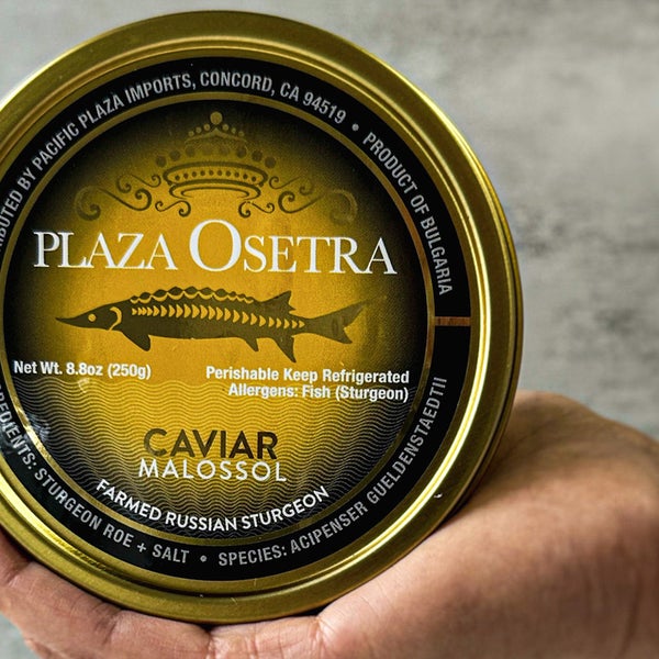 Plaza Osetra Farmed Bulgarian Sturgeon Caviar, 8.8 oz
