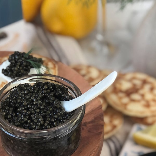 Plaza Osetra Farmed Bulgarian Sturgeon Caviar, 2 oz Gift Set