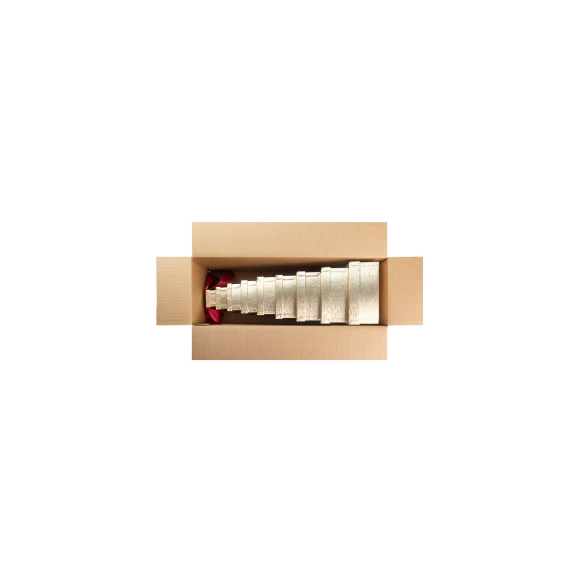 Custom "Your Name Here" Corporate 9-Tier Gold Tower - 12 Minimum Quantity