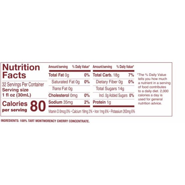 Cherry Bay Orchards Tart Cherry Concentrate 32 fl. oz., 2-pack
