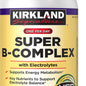 Kirkland Signature Super B-Complex with Electrolytes, 500 Tablets