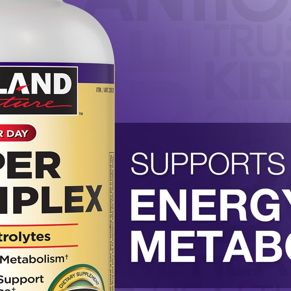 Kirkland Signature Super B-Complex with Electrolytes, 500 Tablets