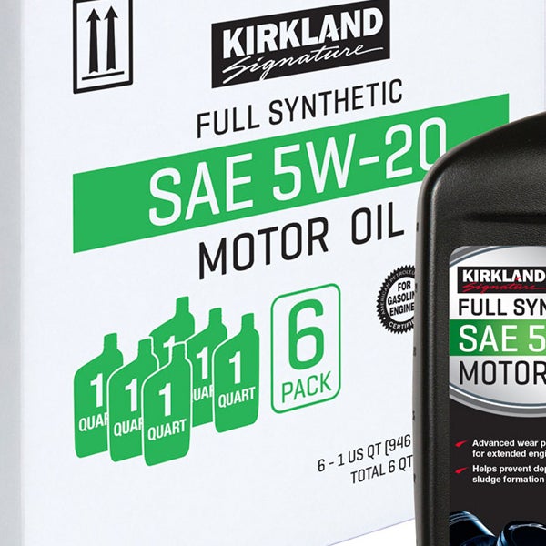 Kirkland Signature 1-Quart 0W20 & 5W20 Full Synthetic Motor Oil, 12-pack