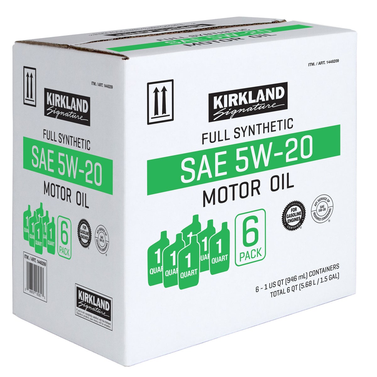 Kirkland Signature 1-Quart 5W20 & 5W30 Full Synthetic Motor Oil, 12-pack