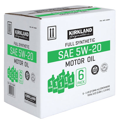 Kirkland Signature 1-Quart 5W20 & 5W30 Full Synthetic Motor Oil, 12-pack