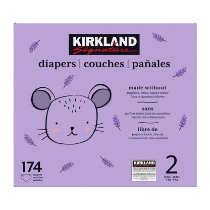 Kirkland Signature Diapers Sizes 1-2