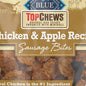 Top Chews Chicken & Apple Recipe 100% Natural Dog Treats