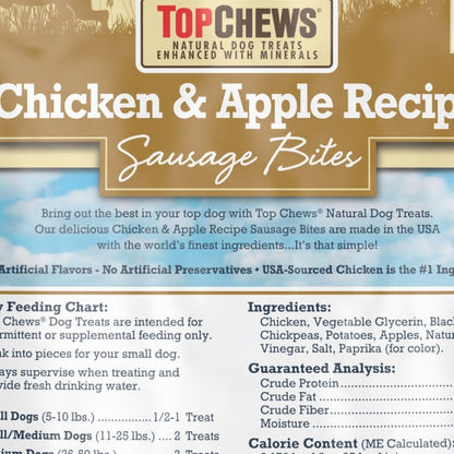 Top Chews Chicken & Apple Recipe 100% Natural Dog Treats