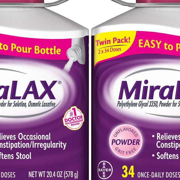 MiraLAX Powder Laxative, 68 Doses