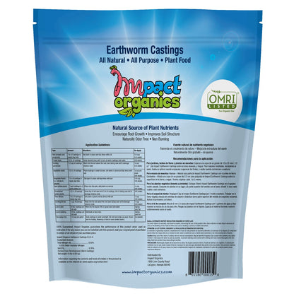 Organic Earthworm Castings All Purpose Plant Food, 2-pack