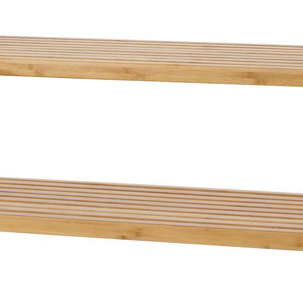 TRINITY Bamboo 2-tier Shoe Rack, 2-pack