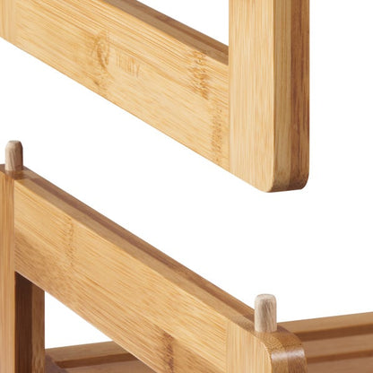 TRINITY Bamboo 2-tier Shoe Rack, 2-pack