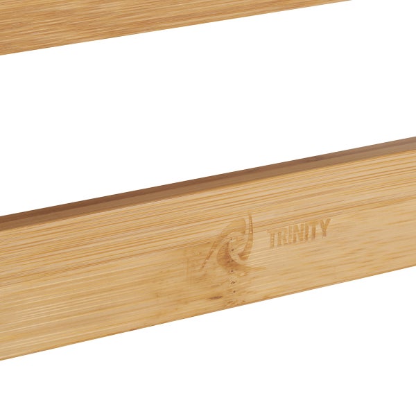 TRINITY Bamboo 2-tier Shoe Rack, 2-pack