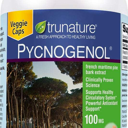 trunature Pycnogenol 100 mg., 60 Vegetarian Capsules