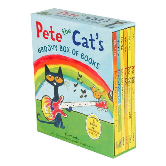 Pete the Cat's Groovy Box of Books: 6 Book Set by James Dean