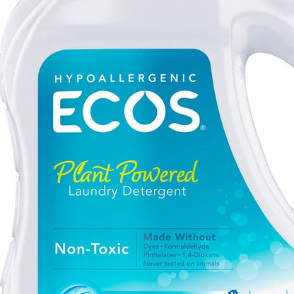 ECOS Liquid Laundry Detergent, Free & Clear, 210 Loads, 210 fl oz, 2-count