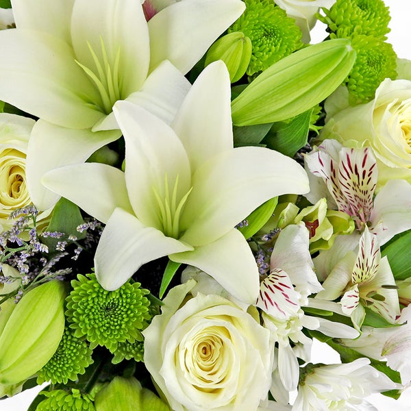 White Garden Floral Arrangement