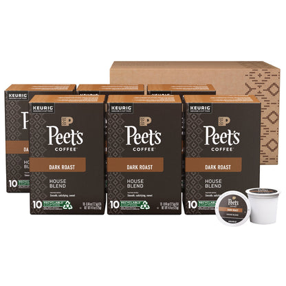 Peet’s Coffee House Blend K-Cup Pod, 60-count