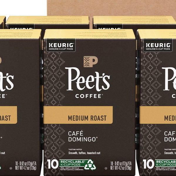 Peet’s Coffee Café Domingo K-Cup Pod, 60-count