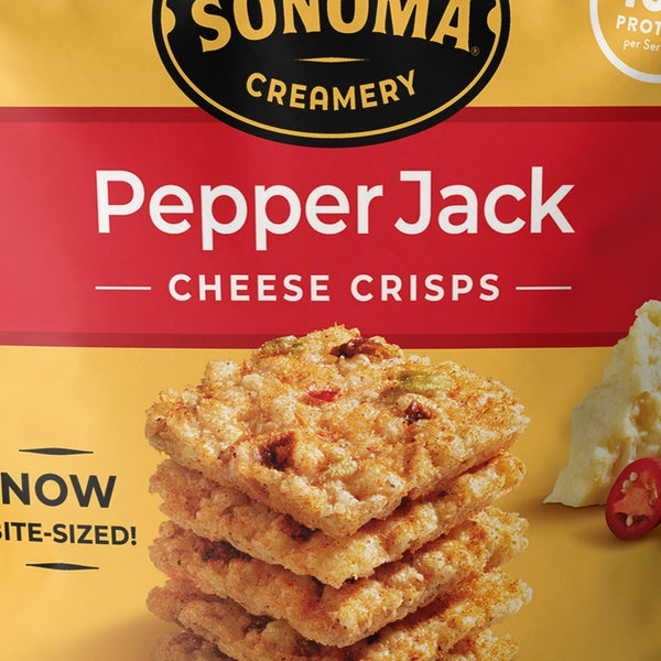 Sonoma Creamery Pepper Jack Crisps, 10 oz