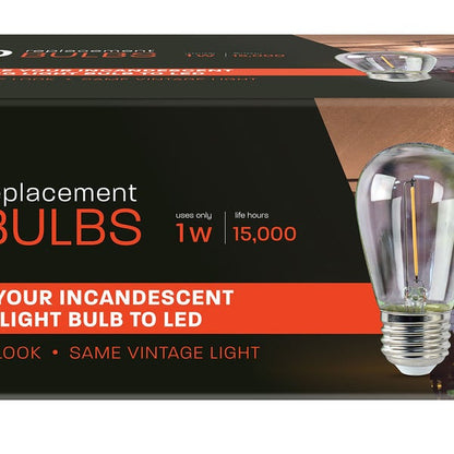Feit Electric LED Replacement String Light Bulbs, 24-pack