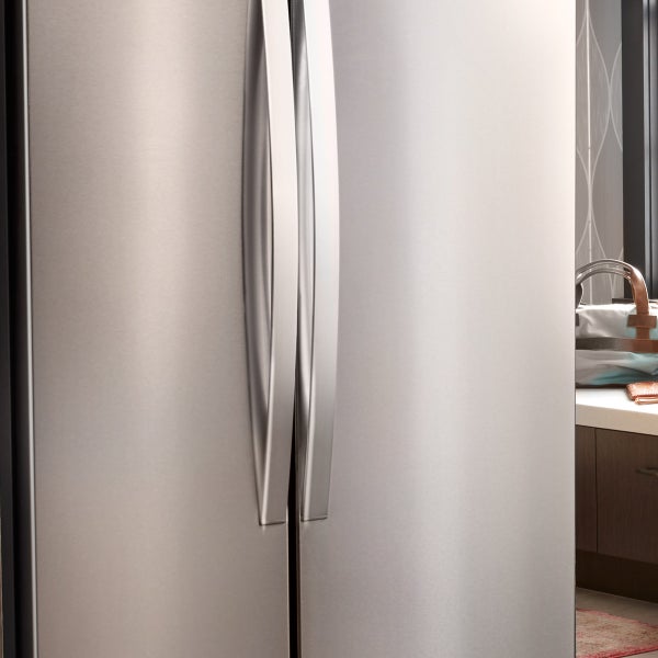 Whirlpool 25 cu. ft. Large Side-by-Side Refrigerator with Adaptive Defrost and Humidity-Controlled Crispers