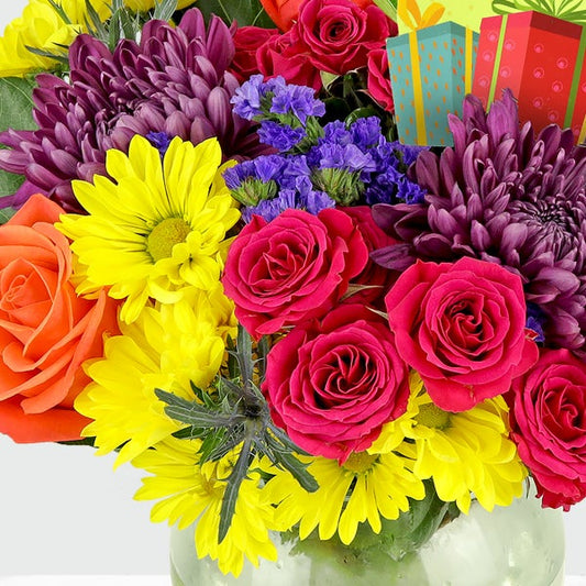 Bright and Beautiful Birthday Arrangement