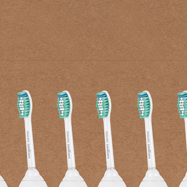 Philips Sonicare E-Series, Replacement Electric Toothbrush Heads, Medium Bristle, 8-count