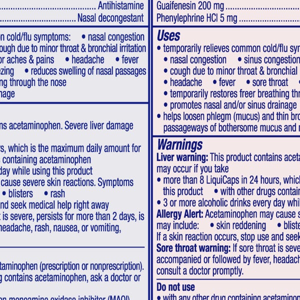 Vicks Severe DayQuil and NyQuil Cough, Cold & Flu Relief, 72 LiquiCaps