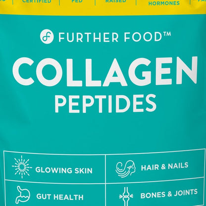 Further Food Grass-Fed Collagen Peptides Powder, Unflavored, 32.0 oz, 113 Servings