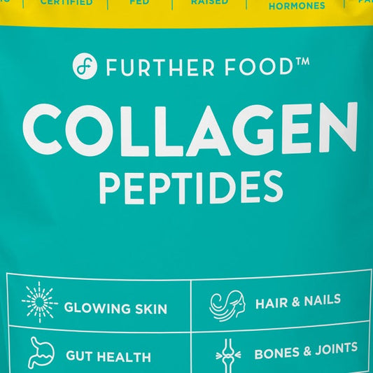 Further Food Grass-Fed Collagen Peptides Powder, Unflavored, 32.0 oz, 113 Servings