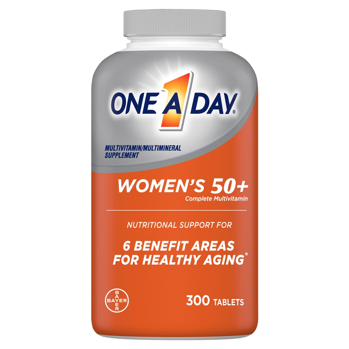 One A Day Women's 50+ Healthy Advantage Multivitamin, 300 Tablets