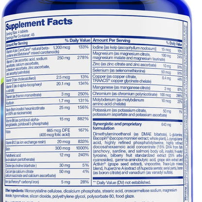 FOCUSfactor Nutrition for the Brain Dietary Supplement, 180 Tablets